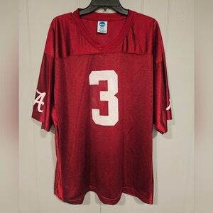 NCAA By KA Football Jersey Alabama Crimson Tide Football #3 Mesh Men's Size XL